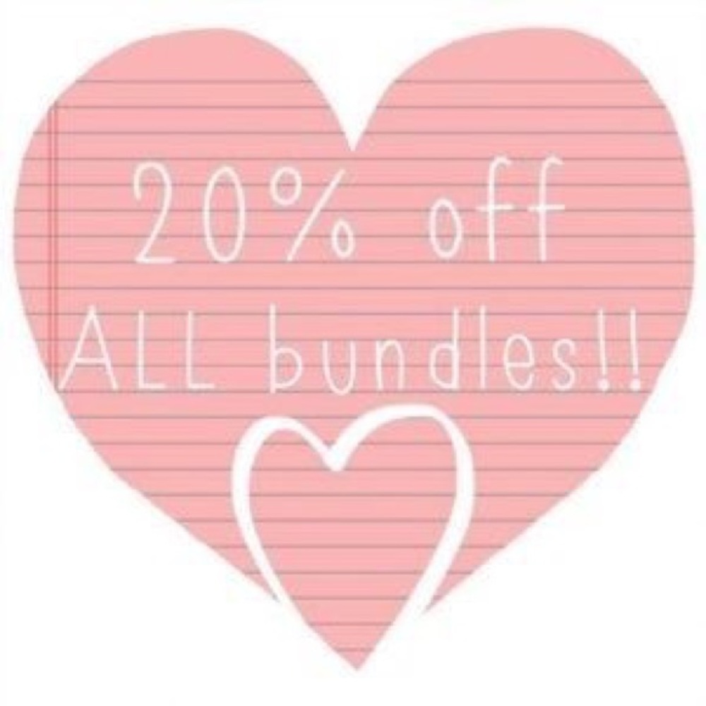 20% off bundles 2 or more items!